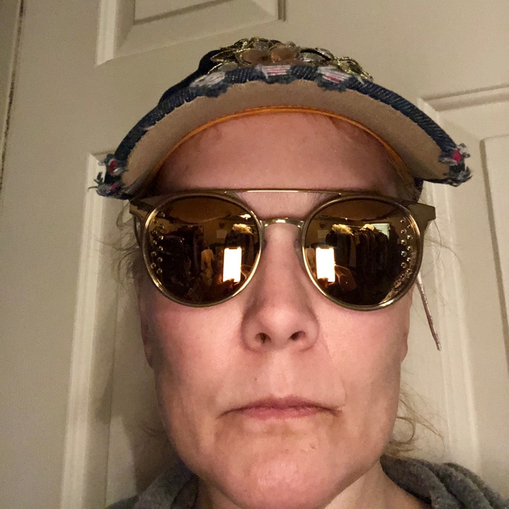 NWT MICHAEL KORS Grayton Liquid Gold Sunglasses - Picture 3 of 9